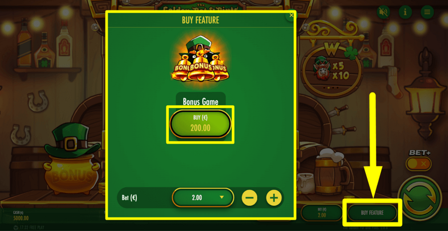 The Golden Pot And Pints Buy Feature