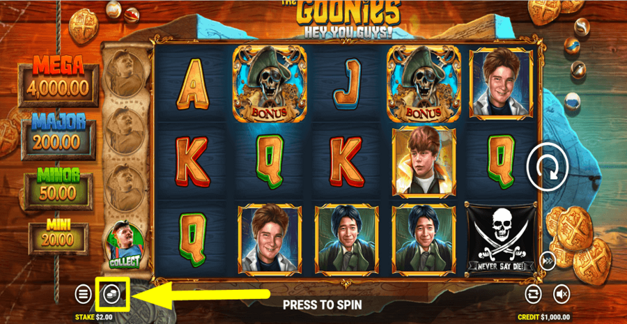 The Goonies Hey You Guys Bet Value