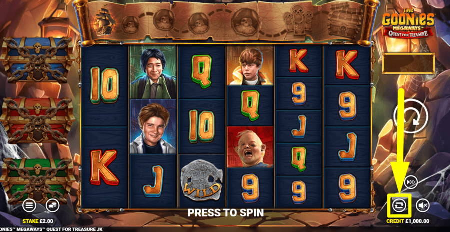 The Goonies Megaways Quest For Riches Autoplay Feature