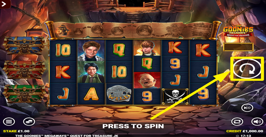 The Goonies Megaways Quest For Treasure Jackpot King Spin