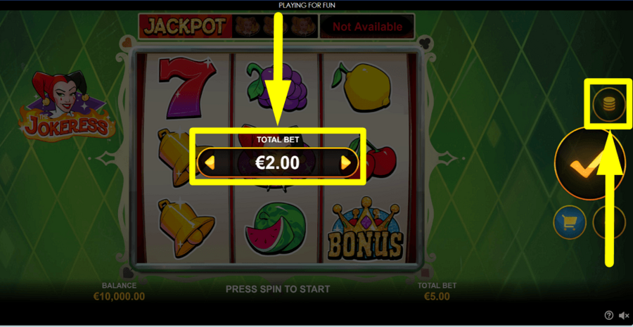 The Jokeress Bet Value