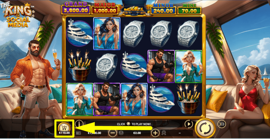 The King Of Social Media Buy Feature