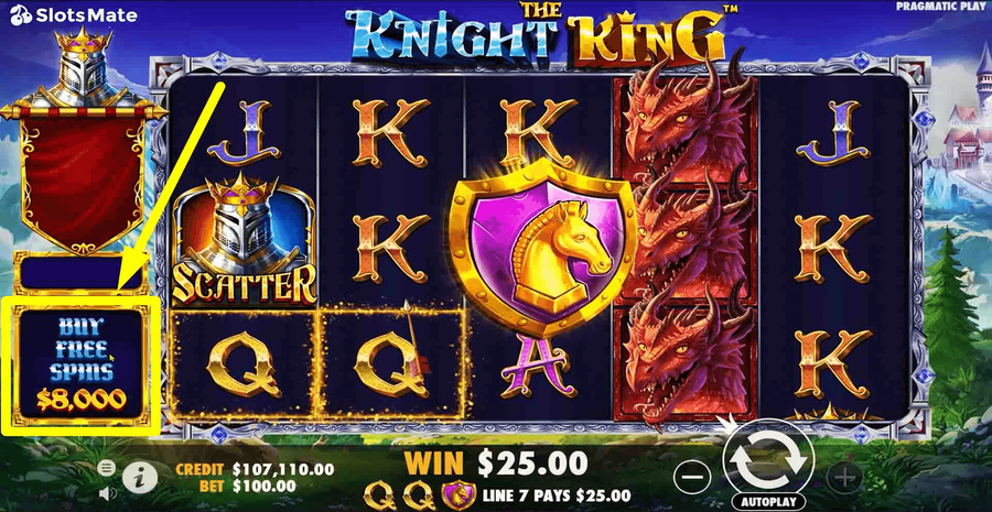 The Knight King Buy Free Spins