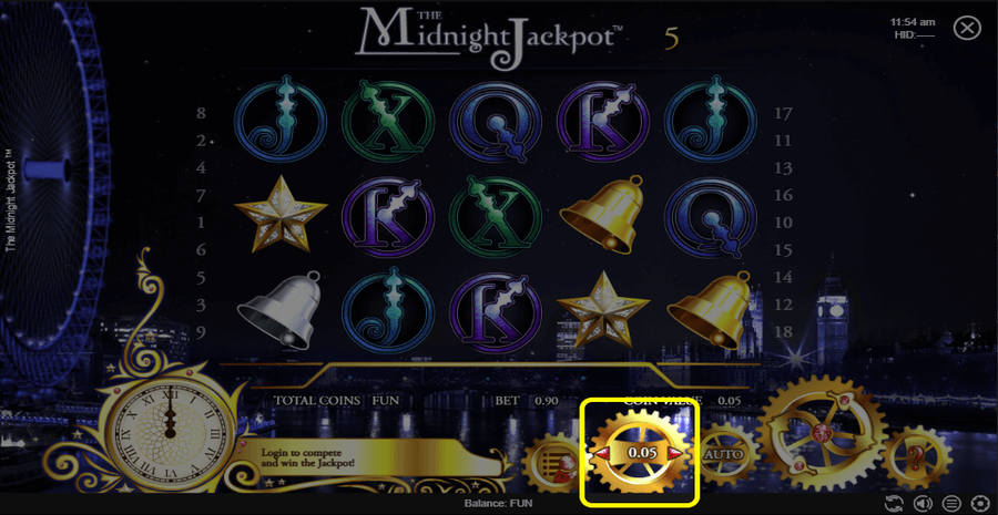 The Midnight Jackpot Bet Select