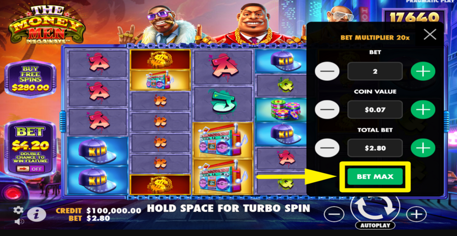 The Money Men Megaways Max Bet