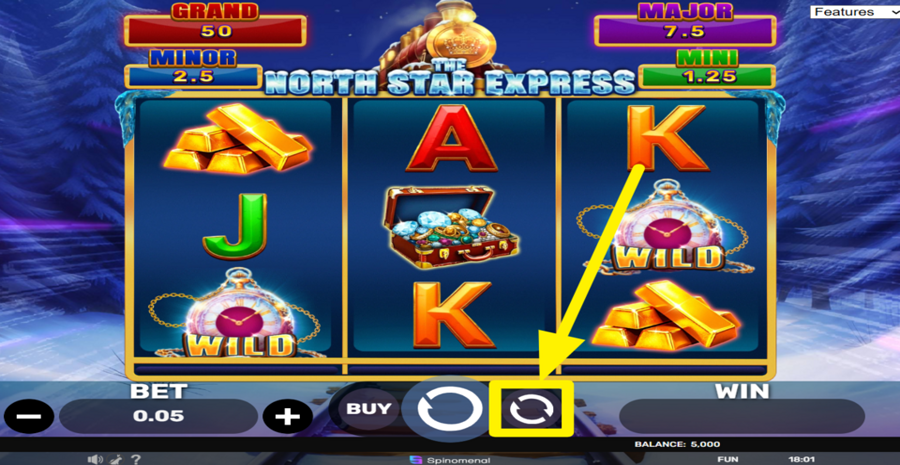The North Star Express Hold And Hit 3x3 Autoplay