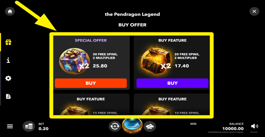 The Pendragon Legend Bonus Buy