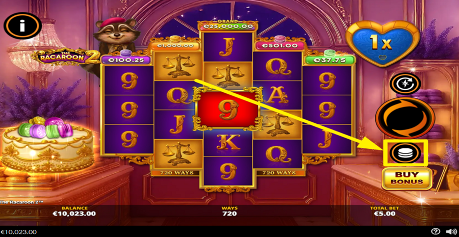 The Racaroon 2 Adjust Bet