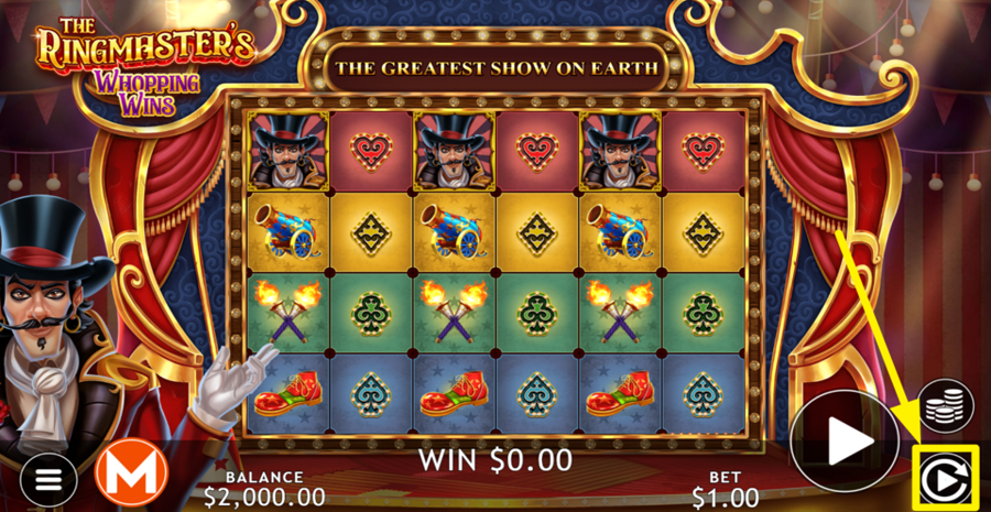 The Ringmasters Whopping Wins Autoplay