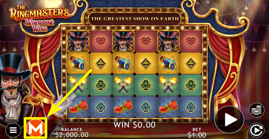 The Ringmasters Whopping Wins Buy Bonus