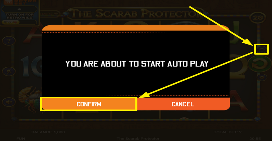 The Scarab Protector Autoplay