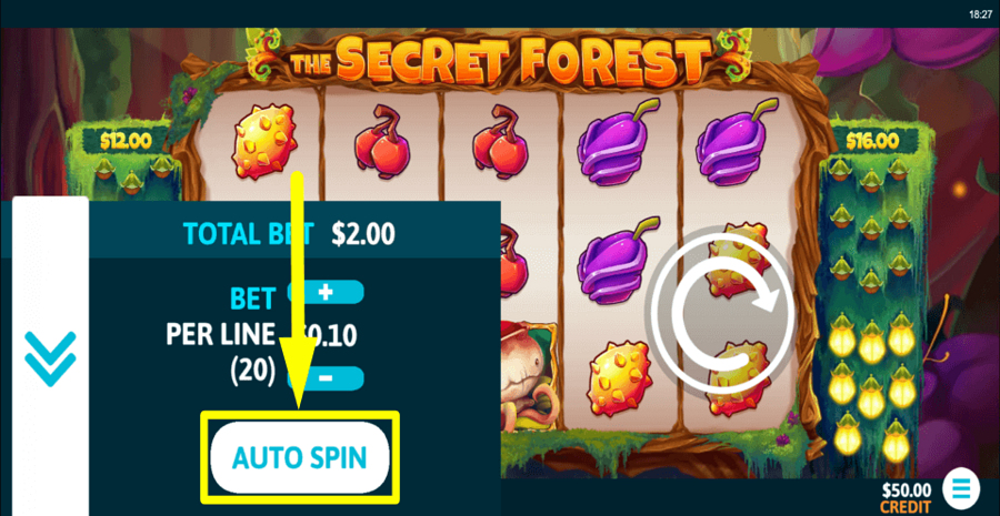 The Secret Forest Autoplay Feature