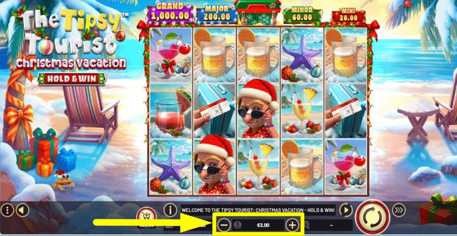The Tipsy Tourist Christmas Vacation Hold And Win Bet Value