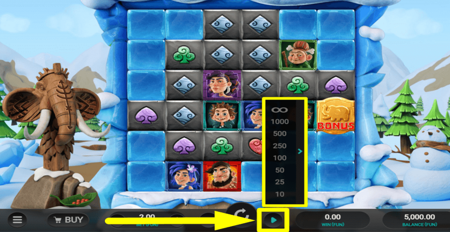 The Tumbles Autoplay Feature