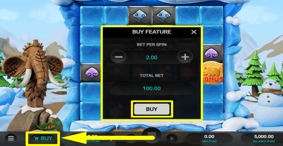 The Tumbles Buy Feature