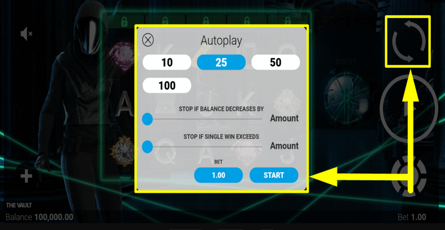 The Vault Autoplay Feature