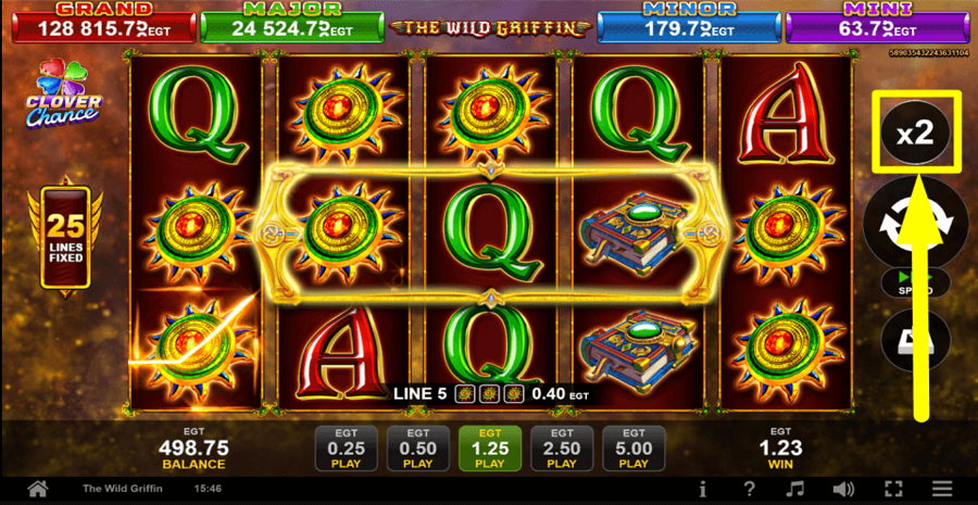 The Wild Griffin Gamble Feature