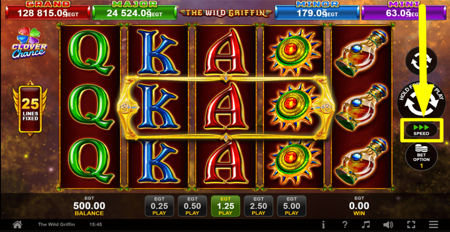 The Wild Griffin Speed Feature