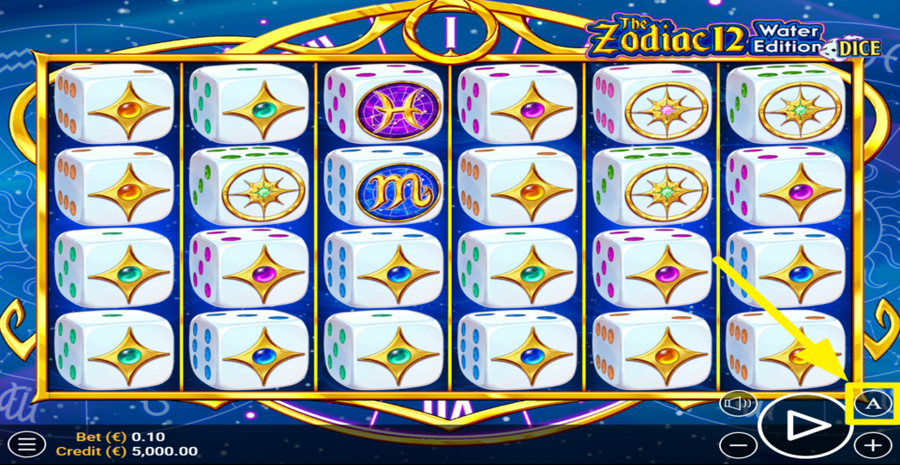 The Zodiac Water Edition Dice Autoplay