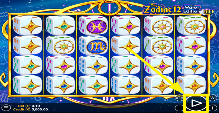 The Zodiac Water Edition Dice Spin