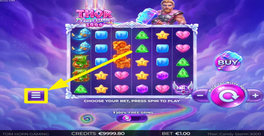 Thor Candy Storm 3000 Autoplay