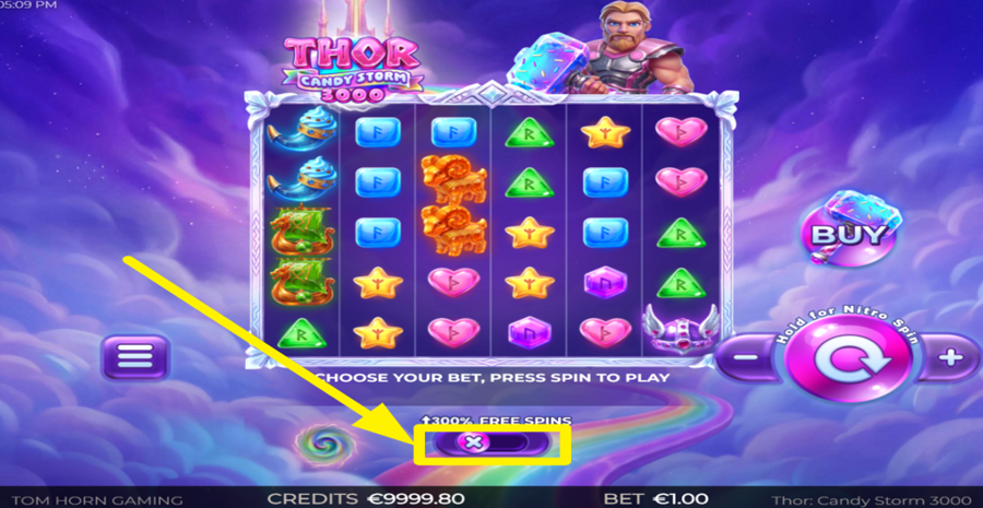 Thor Candy Storm 3000 Boost Bet