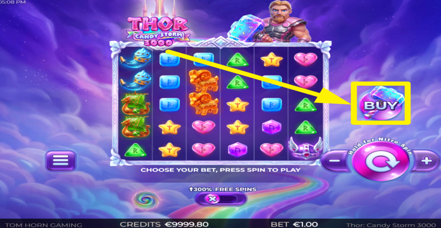 Thor Candy Storm 3000 Buy Bonus