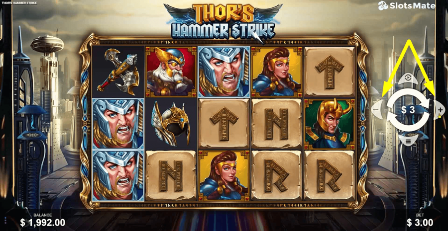 Thors Hammer Strike Choose Bet