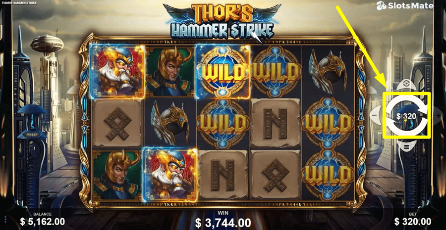 Thors Hammer Strike Spin