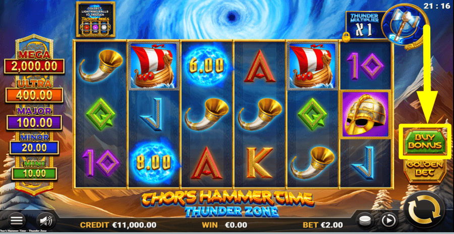 Thors Hammer Time Thunder Zone Buy Feature