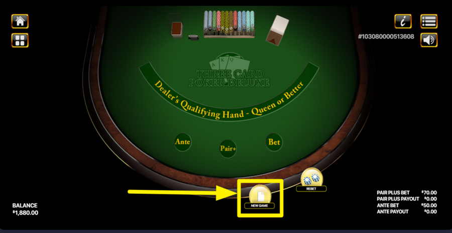 Three Card Poker Dual New Game