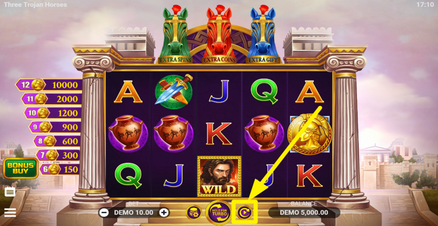 Three Trojan Horses Autoplay