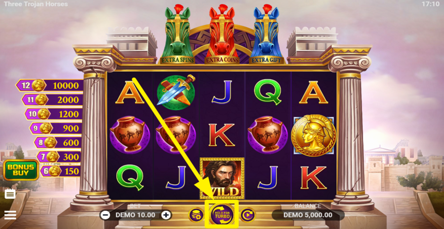 Three Trojan Horses Spin