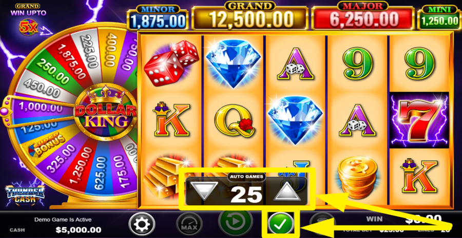 Thunder Cash Dollar King Autoplay