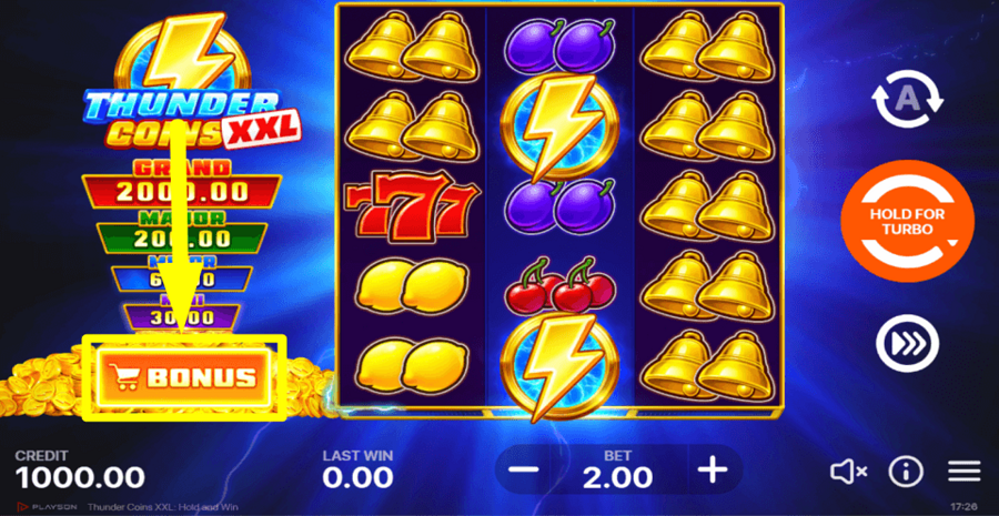 Thunder Coins Xxl Buy Feature