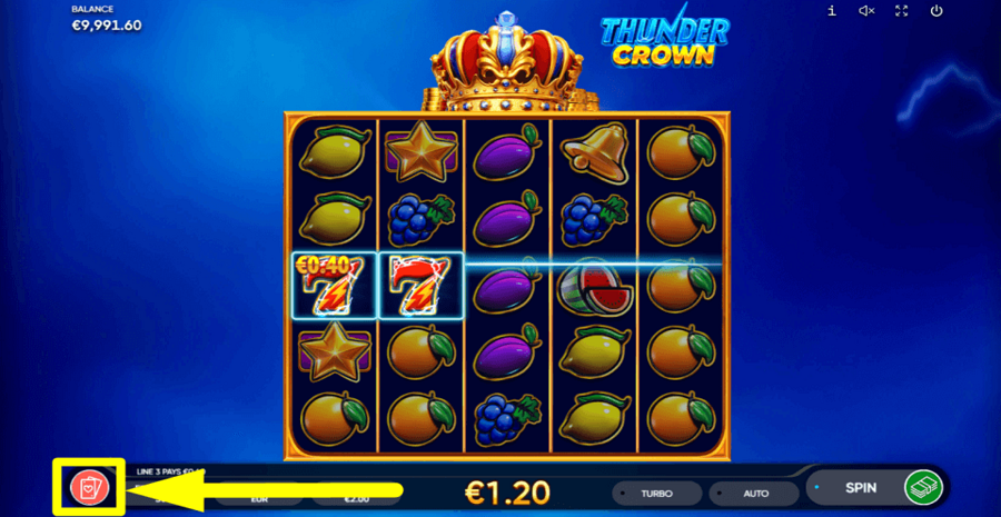 Thunder Crown Gamble Feature