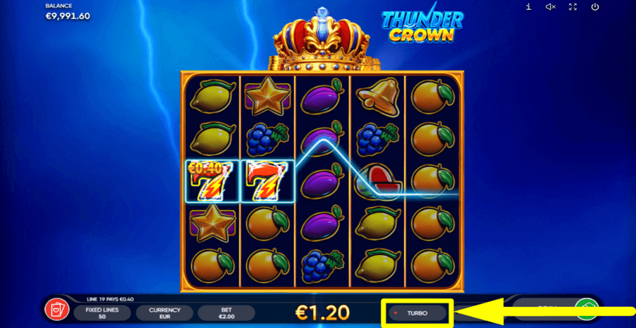 Thunder Crown Turbo Feature