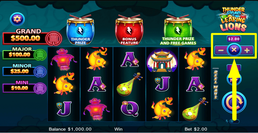 Thunder Drums Leaping Lions Bet Value