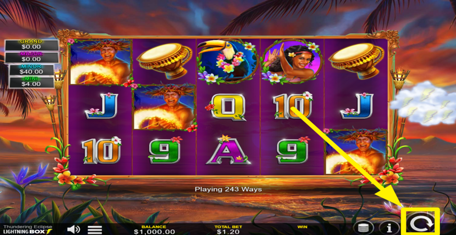 Thundering Eclipse Spin