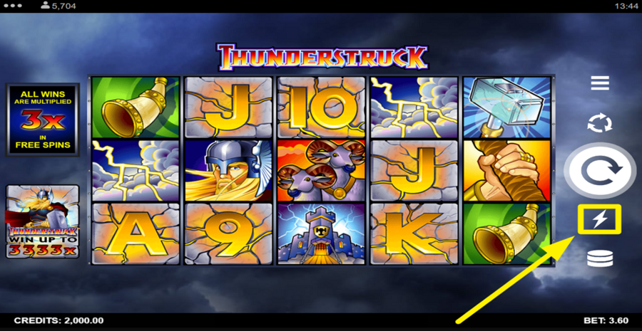 Thunderstruck Turbo Feature