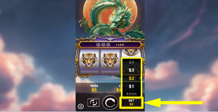 Tiger And Dragon Wild Bet Value