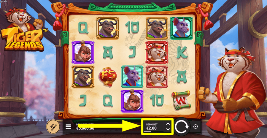 Tiger Legends Bet Value