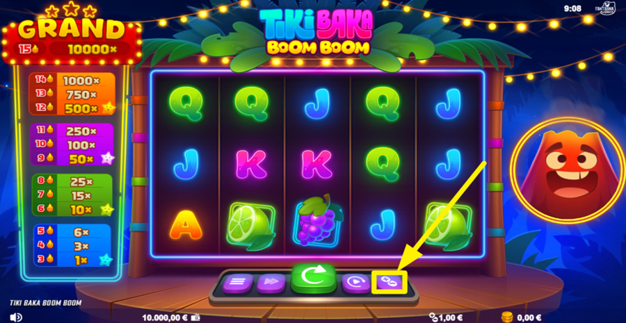 Tiki Baka Boom Boom Adjust Bet
