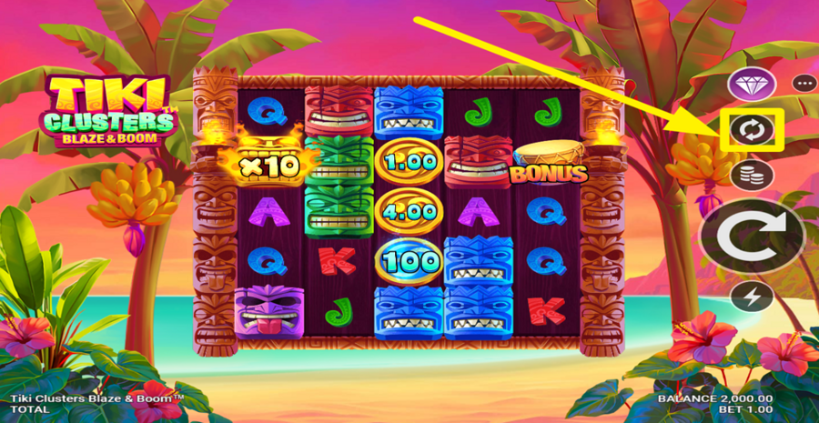 Tiki Clusters Blaze And Boom Autoplay