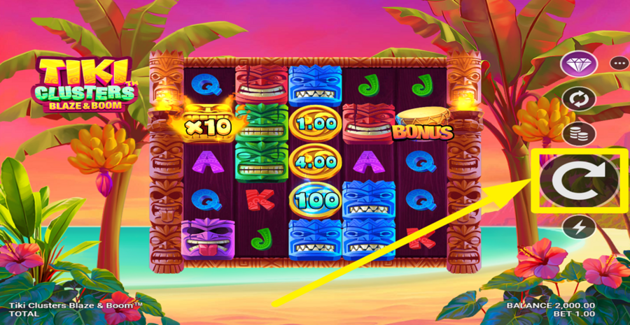 Tiki Clusters Blaze And Boom Spin