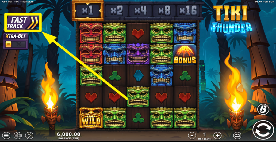 Tiki Thunder Fast Track