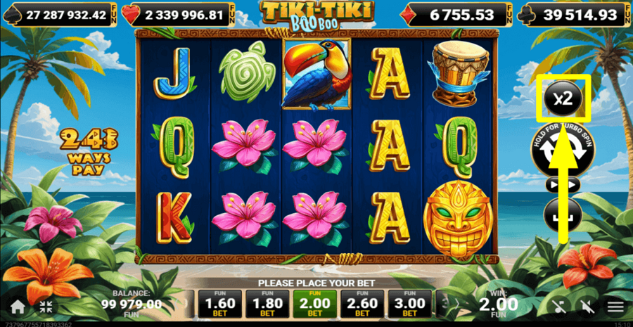 Tiki Tiki Boo Boo Gamble Feature