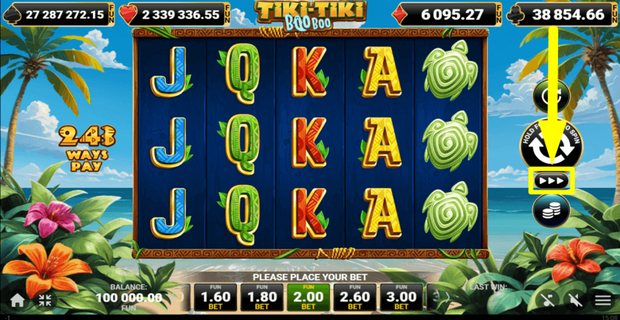 Tiki Tiki Boo Boo Turbo Feature