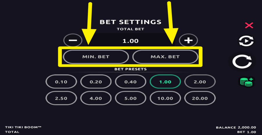Tiki Tiki Boom Mini Max Bet
