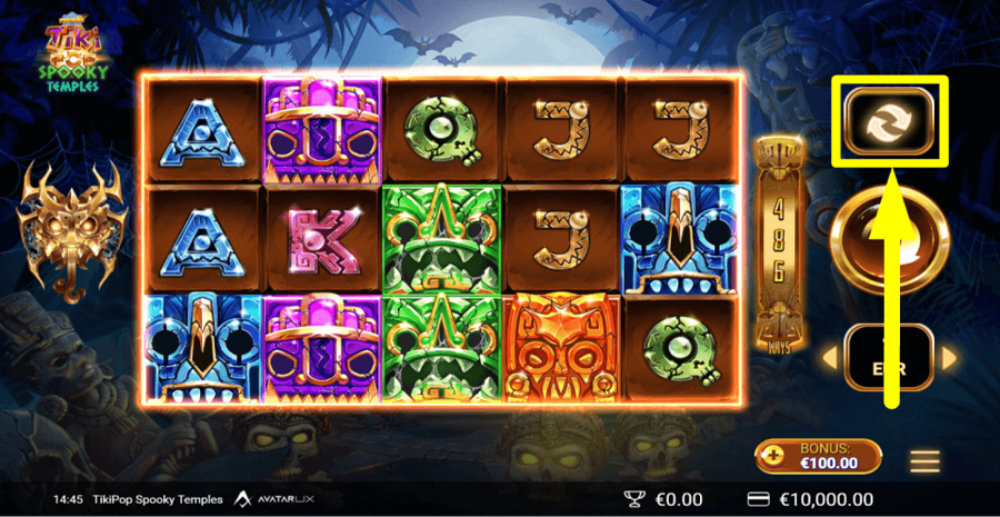 Tikipop Spooky Temples Autoplay Feature